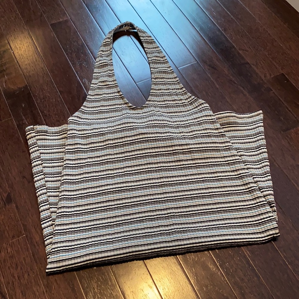 American Eagle Halter Flare Dress